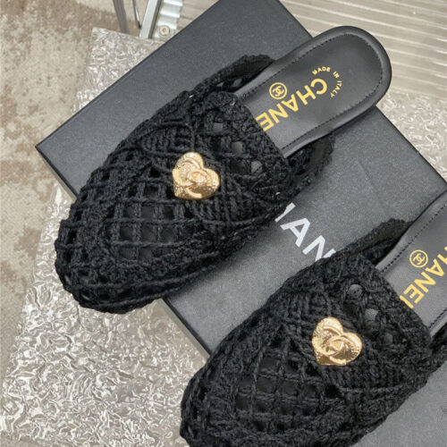 High Quality Luxury Chanel Hollow Roman Slippers – Style 68806 product detail