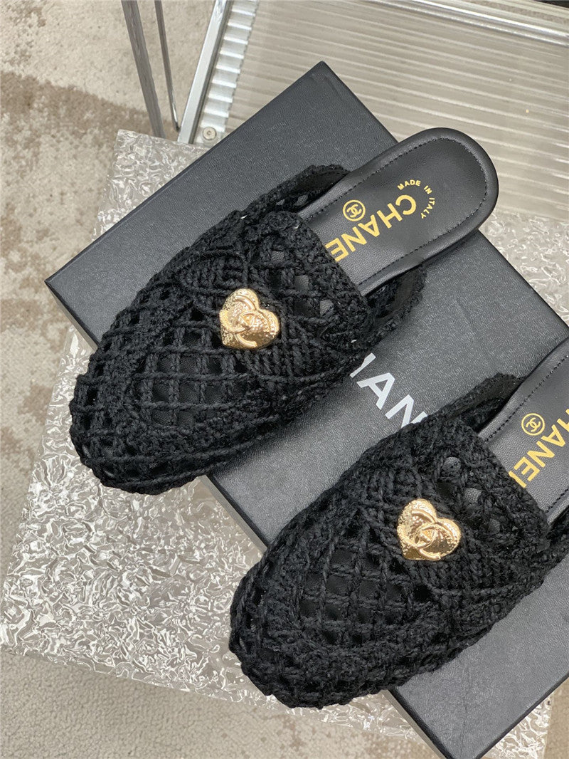 High Quality Luxury Chanel Hollow Roman Slippers – Style 68806 product detail