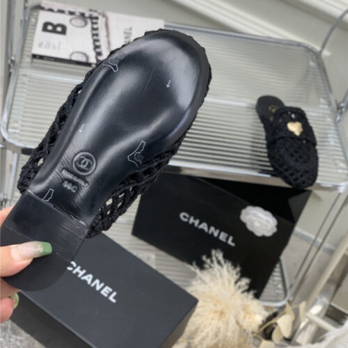 High Quality Luxury Chanel Hollow Roman Slippers – Style 68806 product detail