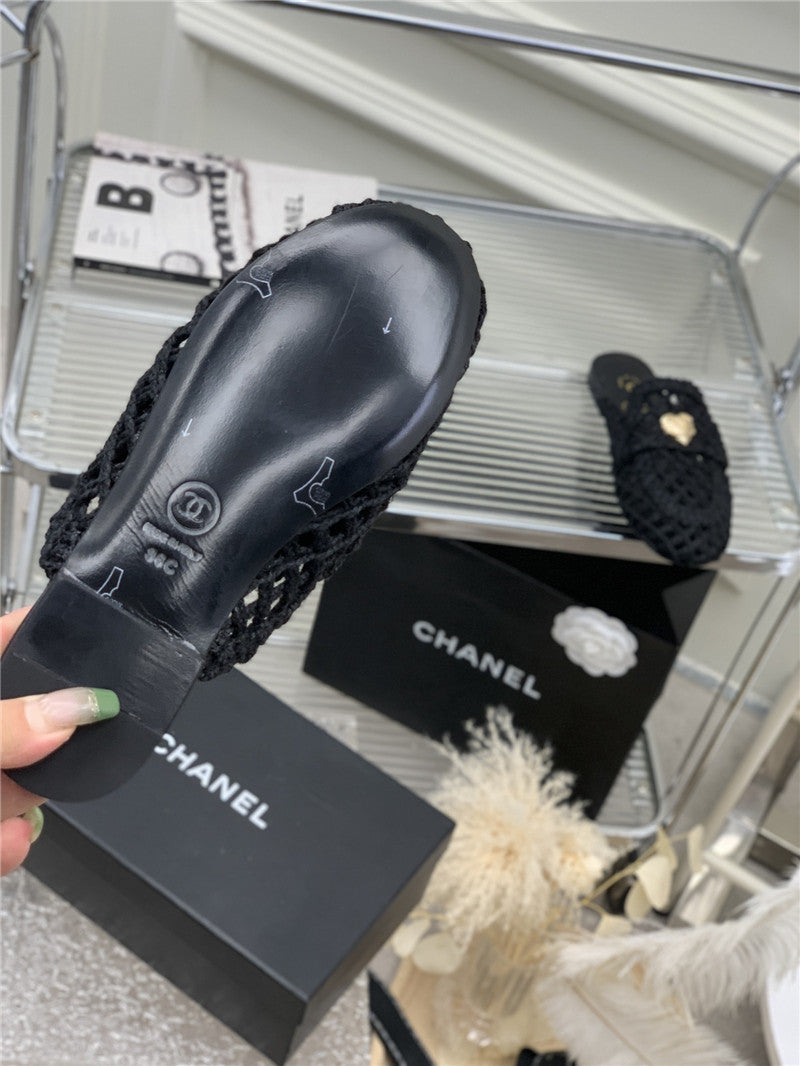 High Quality Luxury Chanel Hollow Roman Slippers – Style 68806 product detail