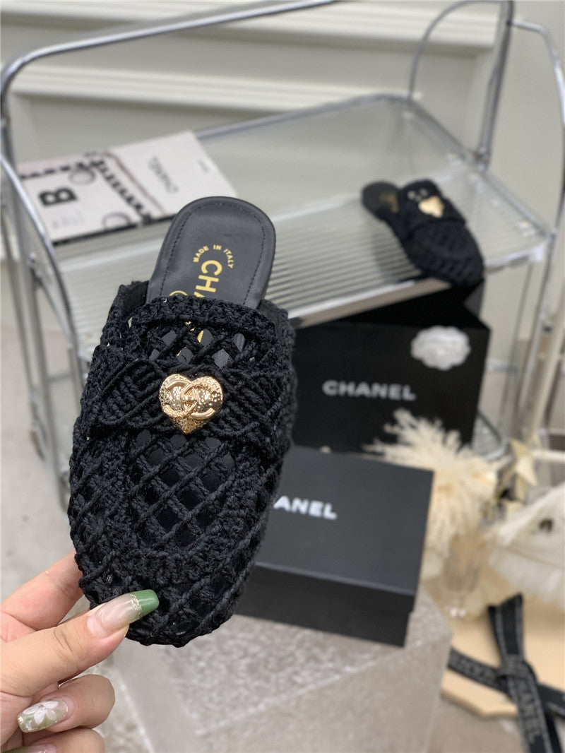 High Quality Luxury Chanel Hollow Roman Slippers – Style 68806 product detail