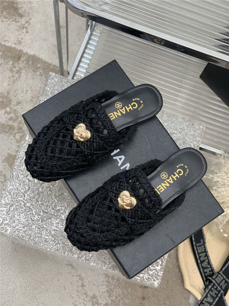 High Quality Luxury Chanel Hollow Roman Slippers – Style 68806 product detail