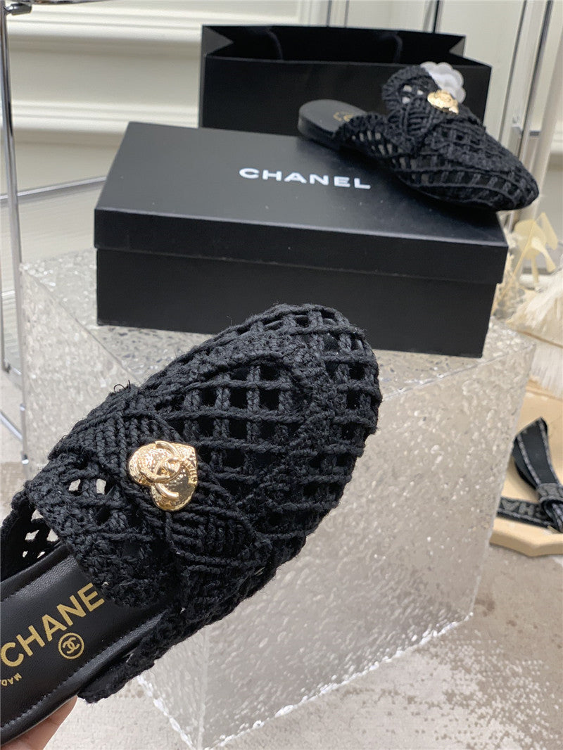 High Quality Luxury Chanel Hollow Roman Slippers – Style 68806 product detail