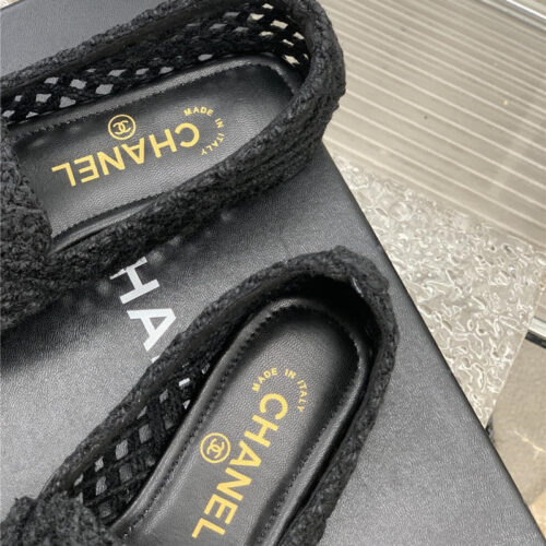 High Quality Luxury Chanel Hollow Roman Slippers product detail