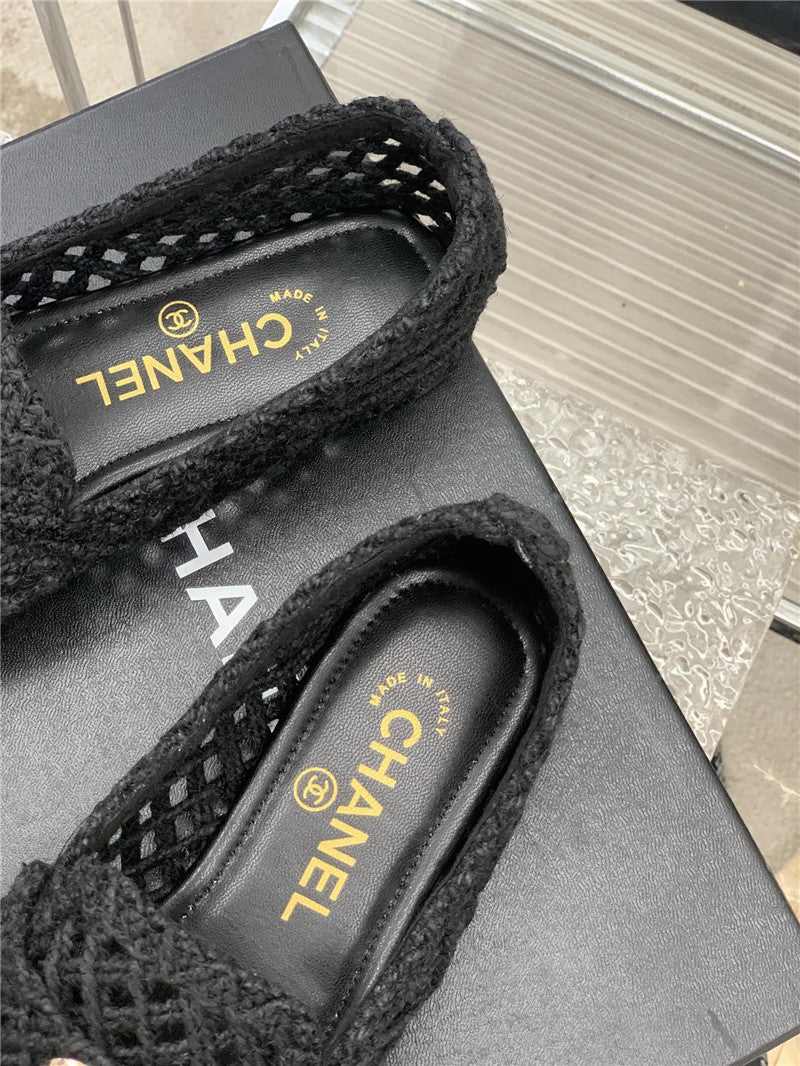 High Quality Luxury Chanel Hollow Roman Slippers product detail