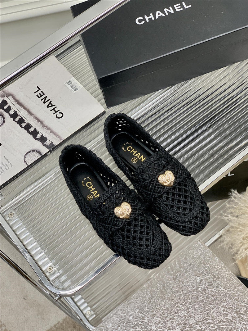 High Quality Luxury Chanel Hollow Roman Slippers