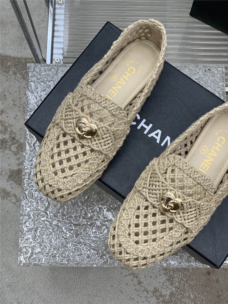 High Quality Luxury Chanel Hollow Roman Slippers – Style 96486 product detail