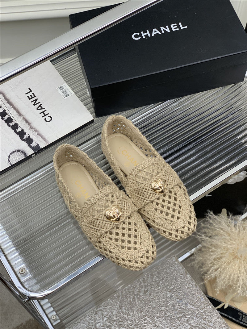 High Quality Luxury Chanel Hollow Roman Slippers – Style 96486