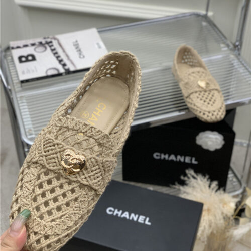 High Quality Luxury Chanel Hollow Roman Slippers – Style 96486 product detail