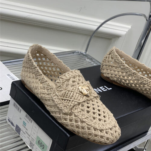 High Quality Luxury Chanel Hollow Roman Slippers – Style 96486 product detail