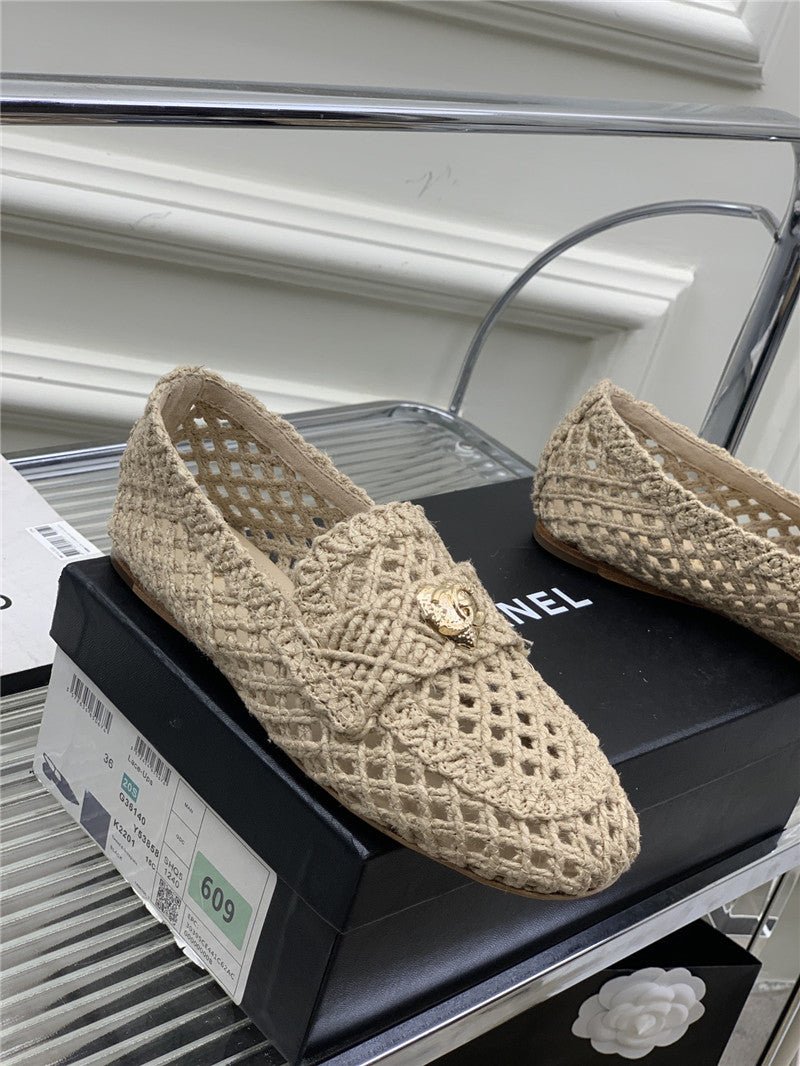 High Quality Luxury Chanel Hollow Roman Slippers – Style 96486 product detail