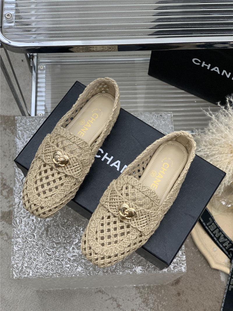 High Quality Luxury Chanel Hollow Roman Slippers – Style 96486 product detail