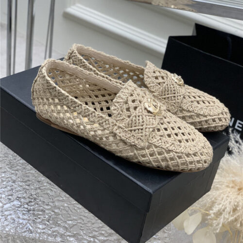 High Quality Luxury Chanel Hollow Roman Slippers – Style 96486 product detail