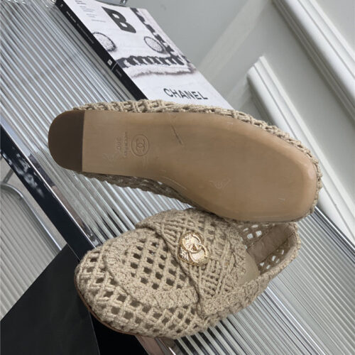 High Quality Luxury Chanel Hollow Roman Slippers – Style 96486 product detail
