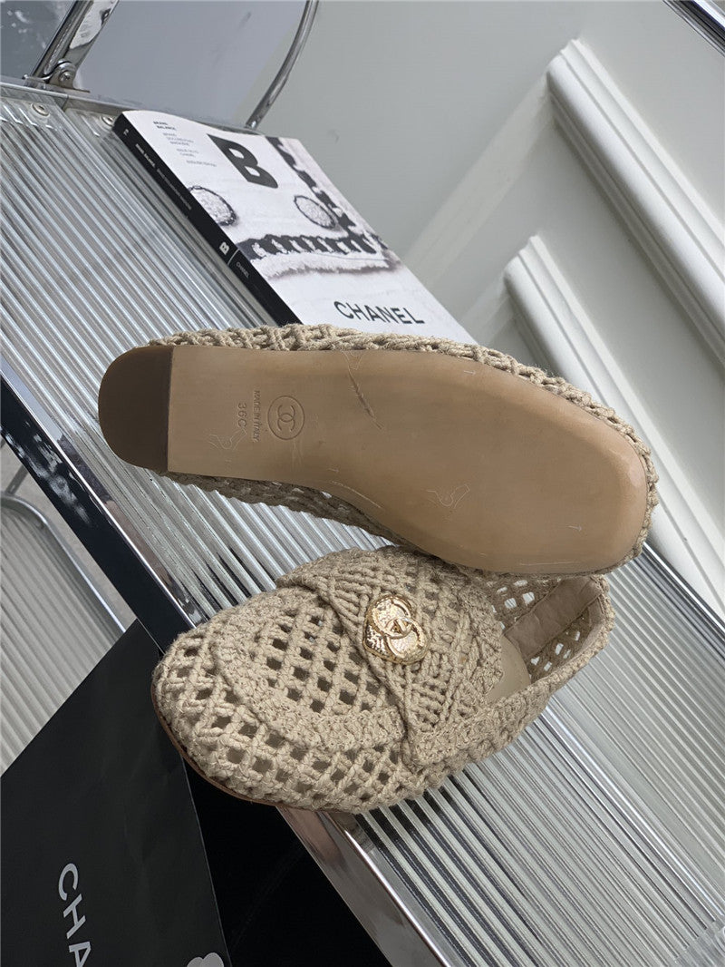 High Quality Luxury Chanel Hollow Roman Slippers – Style 96486 product detail