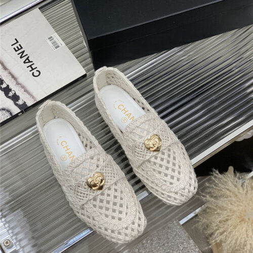 High Quality Luxury Chanel Hollow Roman Slippers – Style 25862