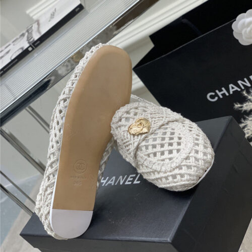 High Quality Luxury Chanel Hollow Roman Slippers – Style 25862 product detail