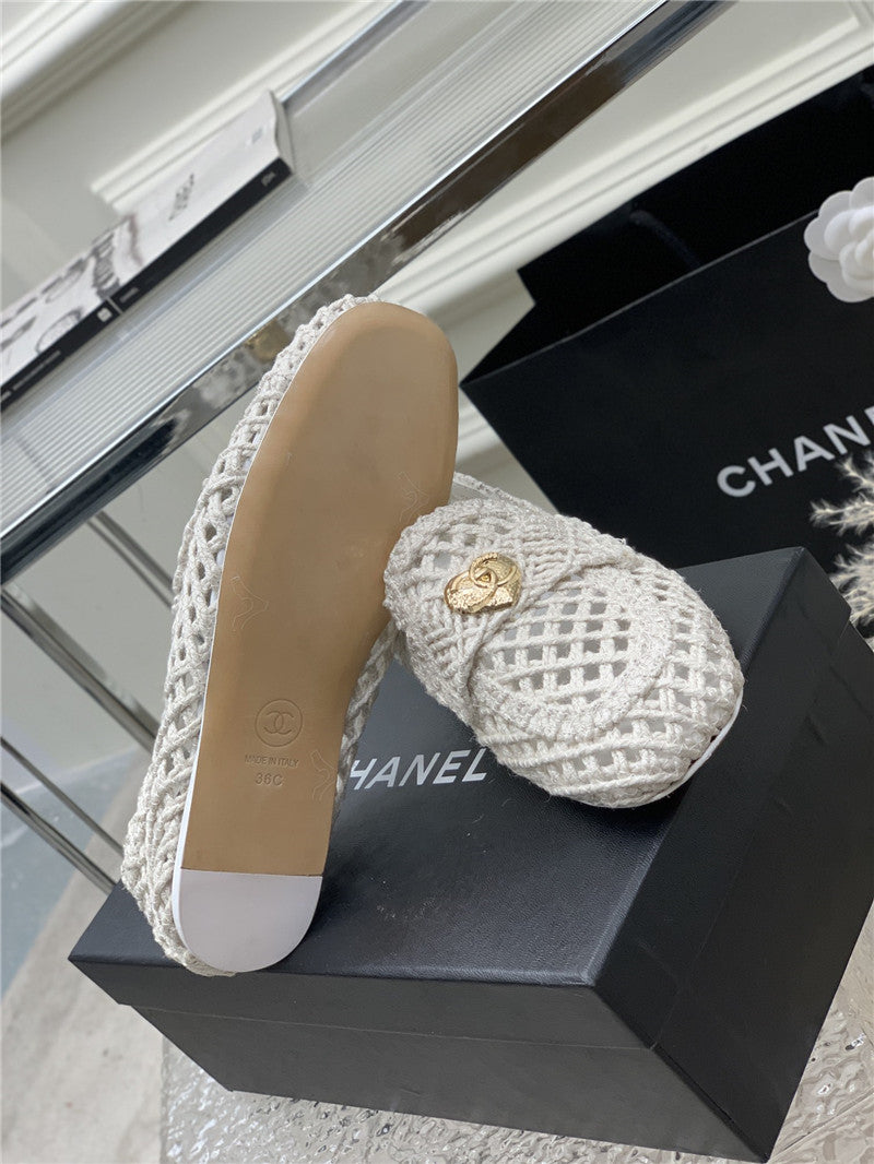 High Quality Luxury Chanel Hollow Roman Slippers – Style 25862 product detail