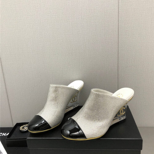High Quality Luxury Chanel Counter Catwalk Platform Slippers – Style 78054