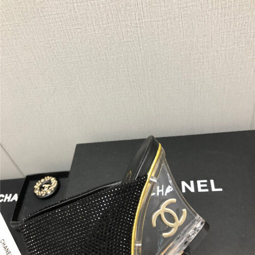 High Quality Luxury Chanel Counter Catwalk Platform Slippers – Style 76358 product detail
