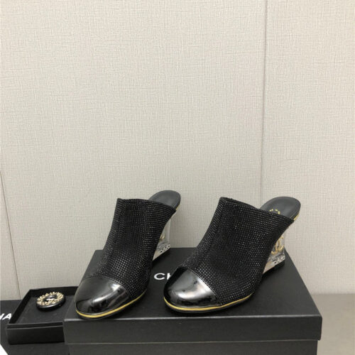 High Quality Luxury Chanel Counter Catwalk Platform Slippers – Style 76358