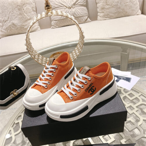 High Quality Luxury Chanel Early Spring New Canvas Shoes – Style 11238