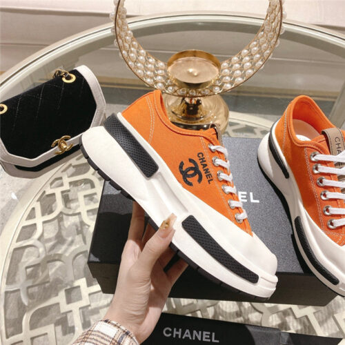 High Quality Luxury Chanel Early Spring New Canvas Shoes – Style 11238 alternate view