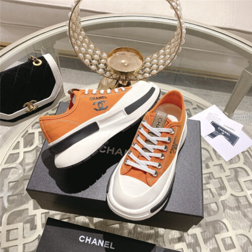 High Quality Luxury Chanel Early Spring New Canvas Shoes – Style 11238 product detail