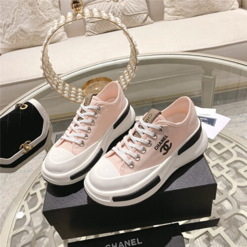 High Quality Luxury Chanel Early Spring New Canvas Shoes – Style 07846