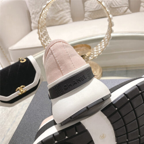 High Quality Luxury Chanel Early Spring New Canvas Shoes – Style 07846 product detail
