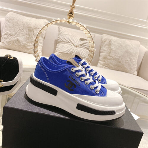 High Quality Luxury Chanel Early Spring New Canvas Shoes – Style 04454 alternate view