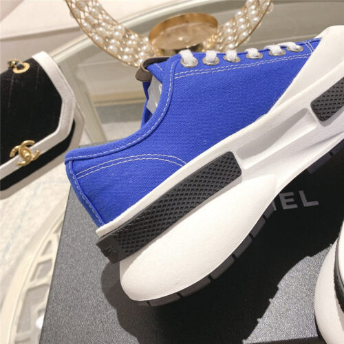 High Quality Luxury Chanel Early Spring New Canvas Shoes – Style 04454 product detail