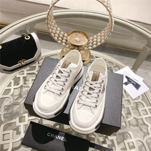 High Quality Luxury Chanel Early Spring New Canvas Shoes product detail