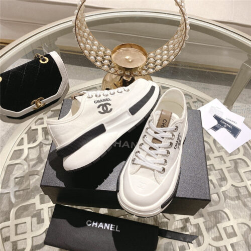 High Quality Luxury Chanel Early Spring New Canvas Shoes product detail