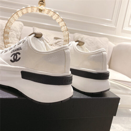High Quality Luxury Chanel Early Spring New Canvas Shoes product detail