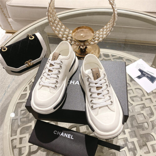 High Quality Luxury Chanel Early Spring New Canvas Shoes product detail