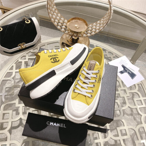 High Quality Luxury Chanel Early Spring New Canvas Shoes – Style 01062 product detail
