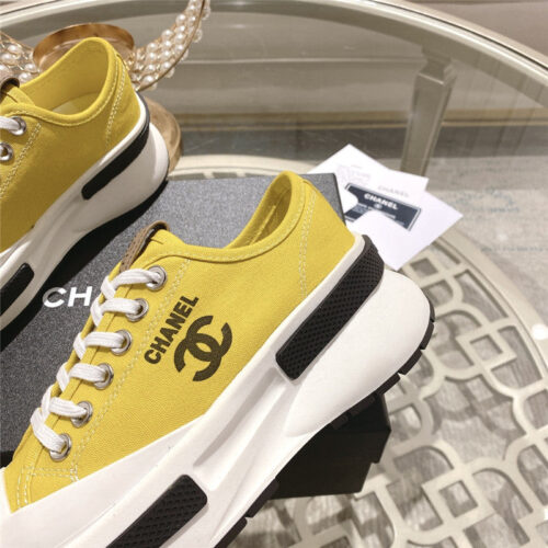 High Quality Luxury Chanel Early Spring New Canvas Shoes – Style 01062 product detail