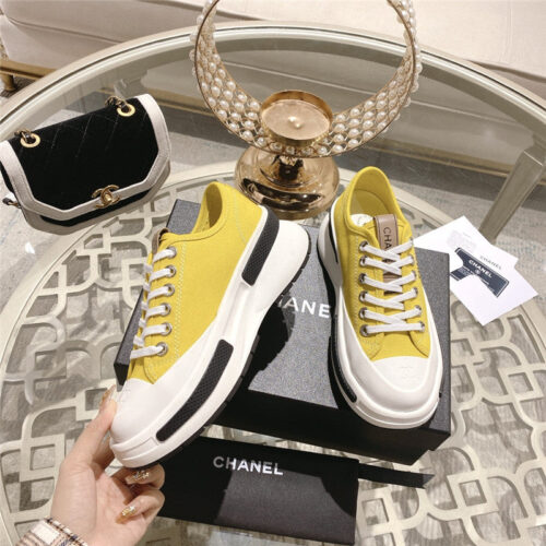 High Quality Luxury Chanel Early Spring New Canvas Shoes – Style 01062 product detail