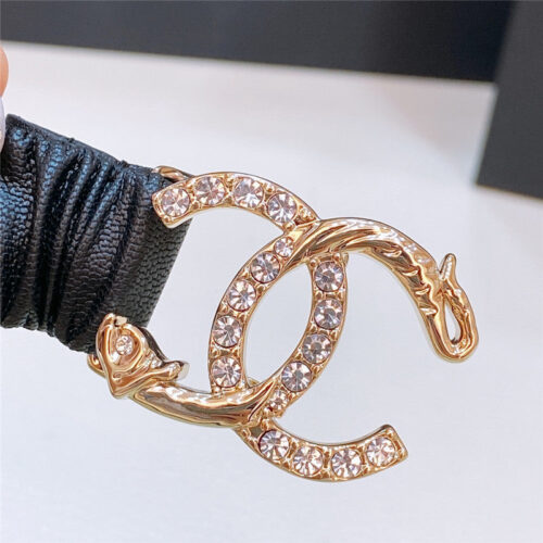 High Quality Luxury Chanel Calfskin Elastic Belt – Style 39159 product detail