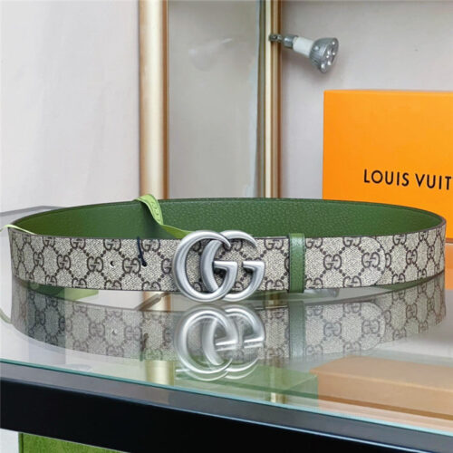 High Quality Luxury Gucci Reversible Belt With Double G Buckle – Style 42377