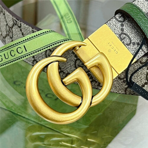 High Quality Luxury Gucci Reversible Belt With Double G Buckle product detail