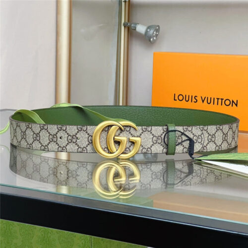 High Quality Luxury Gucci Reversible Belt With Double G Buckle