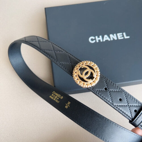 High Quality Luxury Chanel Double C Catwalk Belt – Style 39289 product detail