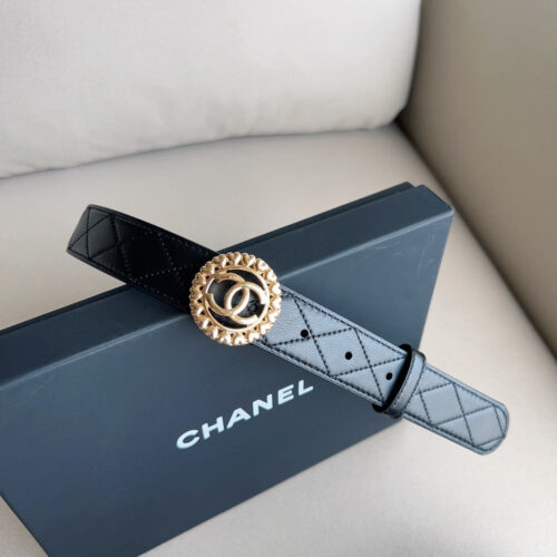 High Quality Luxury Chanel Double C Catwalk Belt – Style 39289 product detail