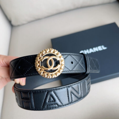 High Quality Luxury Chanel Double C Catwalk Belt – Style 39289 alternate view