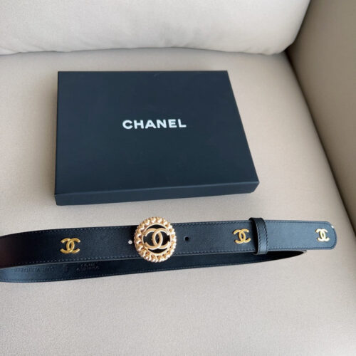 High Quality Luxury Chanel Double C Catwalk Belt – Style 39272 alternate view