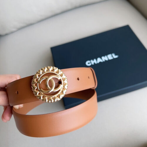 High Quality Luxury Chanel Double C Catwalk Belt – Style 39303 alternate view