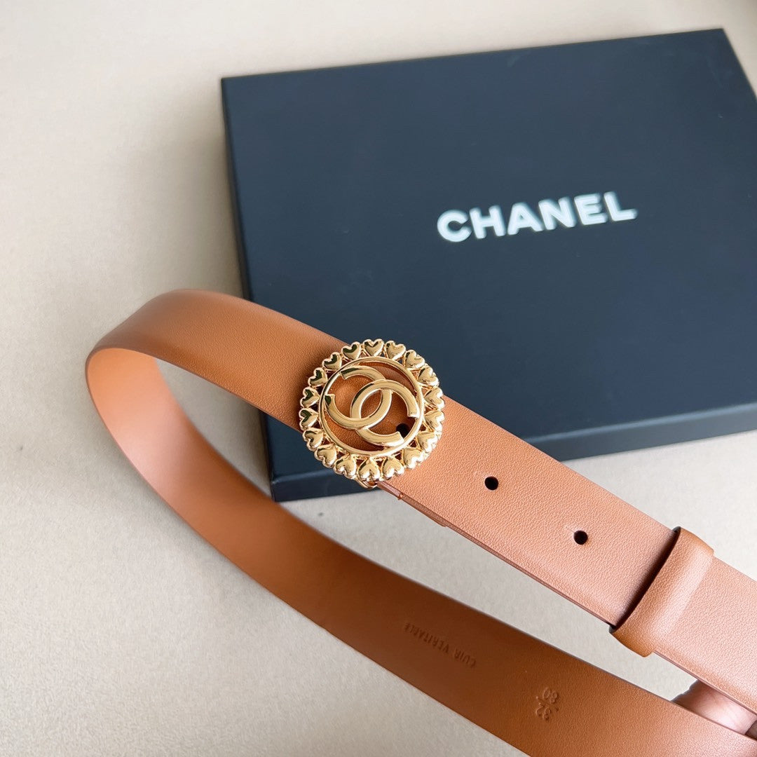 High Quality Luxury Chanel Double C Catwalk Belt – Style 39303 product detail