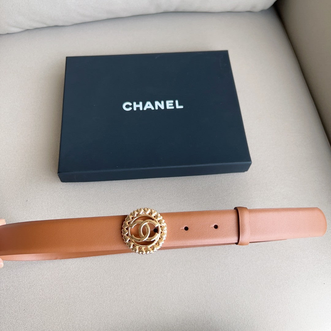 High Quality Luxury Chanel Double C Catwalk Belt – Style 39303 product detail